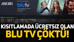 Sokağa çıkma kısıtlamasında ücretsiz olan BluTv çöktü!