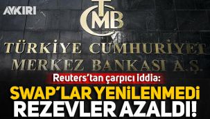 'Swap'lar yenilenmedi, Merkez Bankası rezervleri 5 milyar dolar azaldı!'