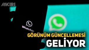 Whatsapp'a yeni görünüm güncellemesi geliyor