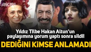 Yıldız Tilbe, Hakan Altun'a yanıt verdi, sonra kaldırdı. Ne dediğini kimse anlamadı