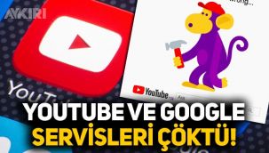 Youtube'a girilemiyor, gmail çalışmıyor, google servisleri çöktü, youtube hata veriyor