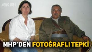 Bahçeli'nin danışmanı Yıldıray Çiçek, Şirin Payzın'a Murat Karayılan fotoğrafıyla tepki gösterdi