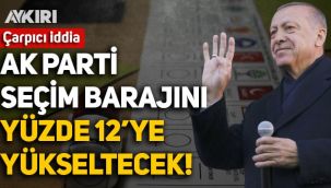 Barış Yarkadaş'tan çarpıcı iddia: AK Parti seçim barajını yüzde 12'ye yükseltecek