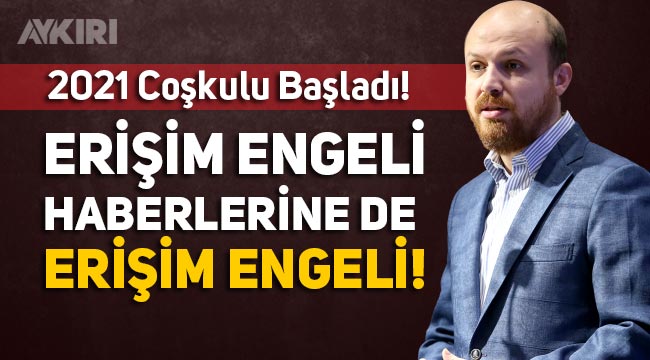 Bilal Erdoğan'ın arkadaşının aldığı ihale haberi engellendi, engellenmeyi haber yapan da engellendi!