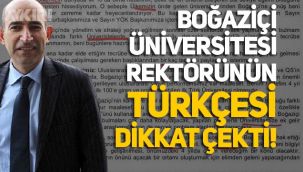 Boğaziçi Üniversitesi Rektörü Melih Bulu'nun Türkçesi tartışma konusu oldu