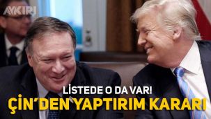Çin'den Trump dönemi yöneticileri hakkında yaptırım kararı