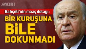 Devlet Bahçeli maaşını ve kazandığı tazminat davalarını Mehmetçik Vakfı'na bağışlıyor