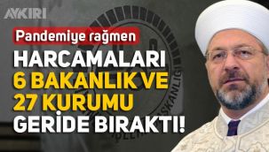 Diyanet'in yıllık harcaması altı bakanlığı geçti: 10.9 milyar TL