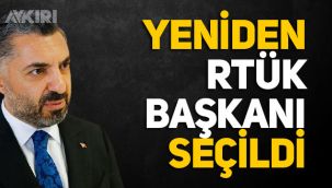 Ebubekir Şahin, yeniden RTÜK Başkanı seçildi