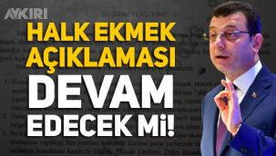 Ekrem İmamoğlu önce yasaklanıp sonra serbest bırakılan Halk Ekmek ile ilgili konuştu