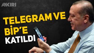 Erdoğan telegrama katıldı