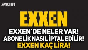 Exxen'de neler var, Exxen'deki programlar neler, kimler Exxen'de, Exxen'deki içerikler neler?