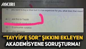 Marmara Üniversitesi sınavında soruya 