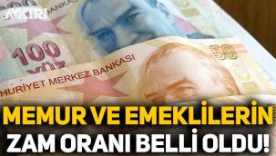 Memur ve emeklilerin maaş zammı belli oldu!