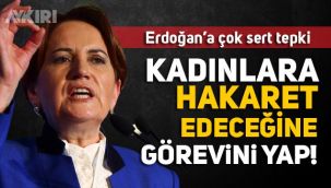 Meral Akşener'den Erdoğan'a sert sözler: Kadınlara hakaret edeceğine önce görevini yap!