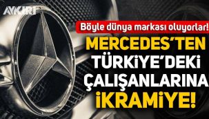 Mercedes'ten Türkiye'deki çalışanlarına ikramiye!