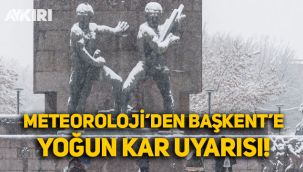 Meteoroloji'den Ankara ve Bolu için yoğun kar uyarısı