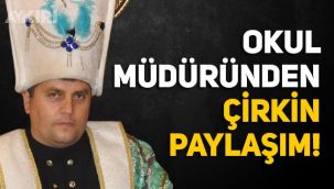 Okul müdüründen çirkin paylaşım! İsmet İnönü'yü böyle hedef aldı