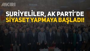 Suriyeliler AK Parti'de siyaset yapmaya başladı