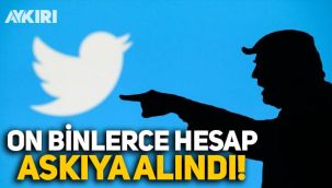 Twitter, 70 binden fazla hesabı askıya aldı