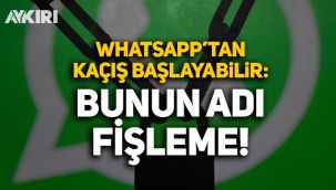WhatsApp'tan kaçış başlayabilir: Bunun adı resmen fişleme!