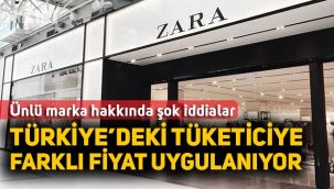 Zara'daki fiyat farklılığı tartışma konusu oldu. Türkiye'deki müşterilerine farklı fiyat mı uygulanıyor!