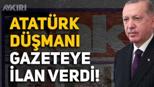 Erdoğan hangi gazetelere ilan verdi