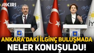 Meral Akşener ve Mustafa Destici buluşmasında neler konuşuldu?