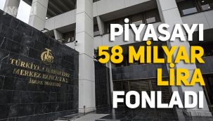 Merkez Bankası'ndan sıcak hamle, piyasayı 58 milyar lira fonladı