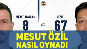 Mesut Özil Galatatasaray maçında nasıl oynadı