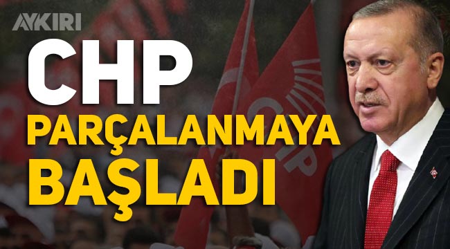 Muharrem İnce'nin istifasını açıkladığı anlarda Erdoğan: "CHP parçalanmaya başladı"