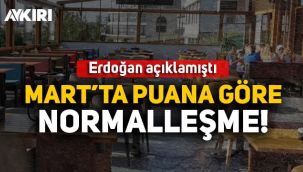 Normalleşmenin detayları belli oldu: Puana göre açılma!