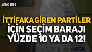 Selvi: Seçim barajının yüzde 7'ye indirilmesi planlanıyor, ittifaka giren partiler için yüzde 12 olabilir