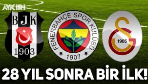 Süper Lig'de 28 yıl sonra bir ilk: Üç büyükler aynı puanda!