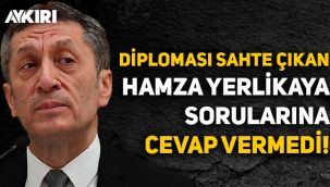 Ziya Selçuk, diploması sahte çıkan Hamza Yerlikaya ile ilgili sorulara cevap vermedi!
