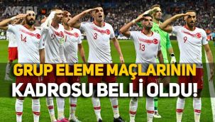 A Milli Takım kadrosu belli oldu!