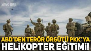 ABD'den terör örgütü PKK'ya helikopter eğitimi!