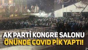 AK Parti kongre salonunun önünde dev kalabalık! Ankara'da koronavirüs tehlikesi