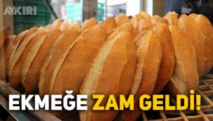 Ankara'da ekmeğe zam geldi