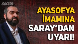 Ayasofya İmamı Mehmet Boynukalın'a AK Parti'den sonra Saray'dan da uyarı gitti!
