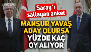 Cumhurbaşkanlığı seçiminde Mansur Yavaş aday olursa Erdoğan ile başa baş
