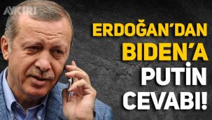 Erdoğan'dan Biden'a Putin cevabı: Yakışmayan bir ifade