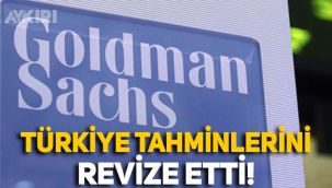 Goldman Sachs, Türkiye'nin büyüme ve enflasyon tahminlerini değiştirdi
