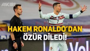 Hollandalı hakem, Cristiano Ronaldo'dan özür diledi