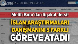 Melih Bulu liyakati unuttu: İslam Araştırmaları danışmanını, Boğaziçi Üniversitesi'nde 3 farklı göreve atadı!