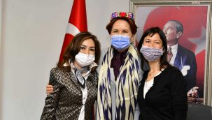 Meral Akşener, Doğu Türkistan heyeti ile bir araya geldi