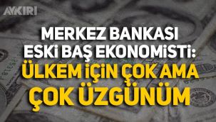 Merkez Bankası eski Baş Ekonomisti: Ülkem için çok ama çok üzgünüm