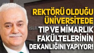 Nihat Hatipoğlu, rektörü olduğu üniversitenin 4 fakültesinde dekanlık yapıyor!