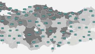 Sağlık Bakanlığı illere göre haftalık vaka yoğunluğu haritasını açıkladı