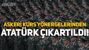 Subay ve astsubaylara verilen eğitimlerden Atatürk çıkartıldı!
